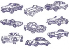 Stickserie - Vintage Sport Autos